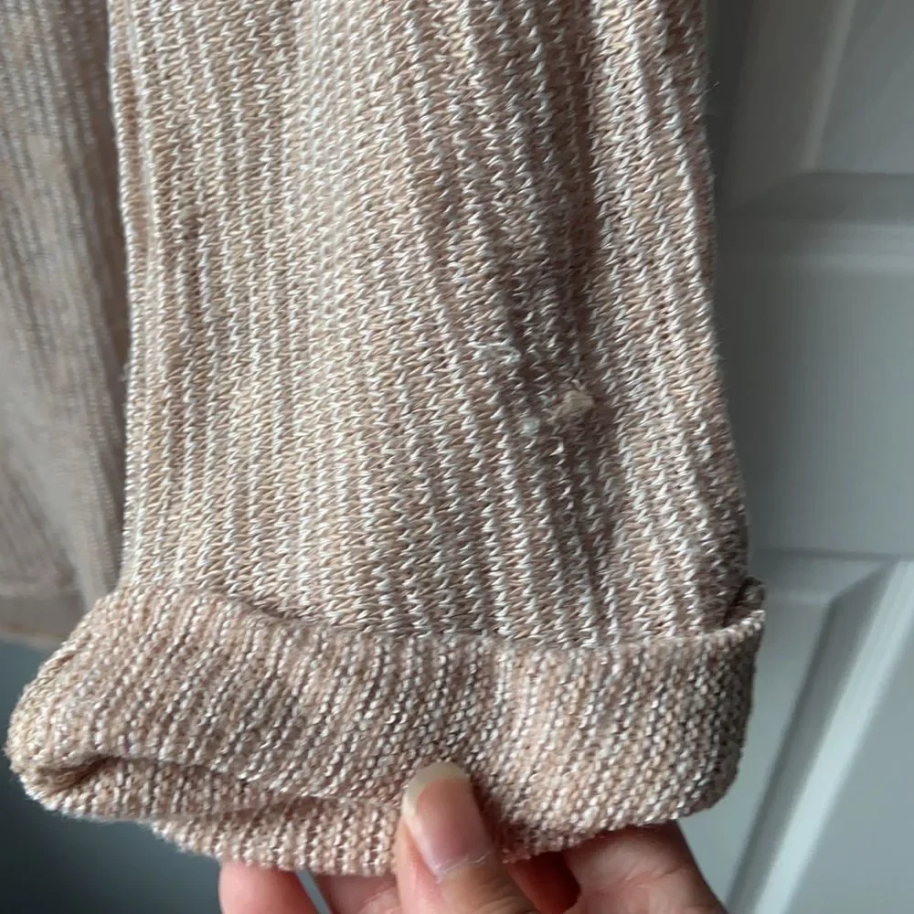 Motherhood Maternity Sand Colored  3/4 Sleeve Knit Top - S - Picture 5 of 8